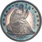 1867 Liberty Seated Half Dollar. NGC PF65