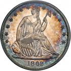 1863 Liberty Seated Half Dollar. PCGS PF65