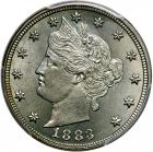 1883 Liberty Nickel. Without "CENTS". PCGS MS67