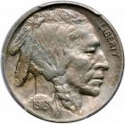 1916 Buffalo Nickel. Doubled die obverse. PCGS AU55