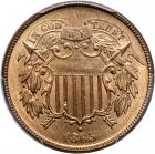 1865 Two Cents. PCGS MS66