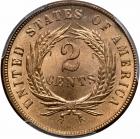 1865 Two Cents. PCGS MS66 - 2