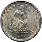 1877-S Liberty Seated Quarter Dollar. PCGS MS65