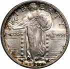 1917-D Liberty Standing Quarter Dollar. Type 2. PCGS MS67