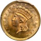 1859 $1 Gold Indian. PCGS MS65