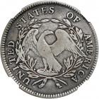 1795 Flowing Hair Dollar. 3 leaves beneath each wing. NGC VF25 - 2