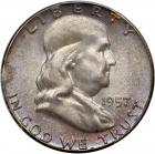 1957 Franklin Half Dollar. PCGS MS67