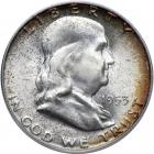 1953-S Franklin Half Dollar. PCGS MS66