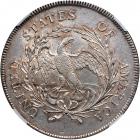 1795 Draped Bust Dollar. Off-center bust. NGC AU55 - 2