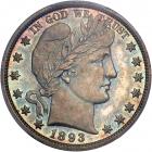 1893 Barber Half Dollar. PCGS PF65