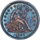 1857 Liberty Seated Dime. PCGS PF65