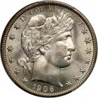 1906-D Barber Half Dollar. PCGS MS66