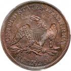 1863 Pattern Half Dollar. Copper, Reeded Edge. Judd-341. Pollock-413 Rarity 5. PCGS PF64 - 2