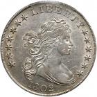 1802 Draped Bust Dollar. Narrow date. PCGS AU53