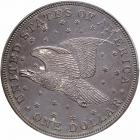 1836 Pattern Dollar. Silver, plain edge. PCGS PF61 - 2