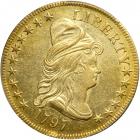 1797 $10 Capped Bust. Large eagle. PCGS AU58