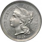 1879 Nickel Three Cents. PCGS MS66