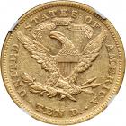 1869 $10 Liberty. NGC AU53 - 2