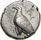 Sicily, Akragas. Silver Tetradrachm (17.2 g), ca. 465/4-446 BC. VF - 2