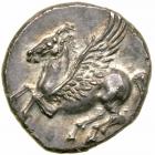 Corinthia, Corinth. Silver Drachm (2.3 g), ca. 350-300 BC. EF - 2