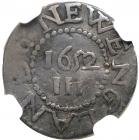 1652 Massachusetts Pine Tree Threepence Noe-36 Rarity-4 NCS graded VG Details, Plugged - 2