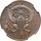 1791 Washington Cent with Small Eagle Reverse Breen-1217. NGC MS63 - 2