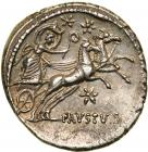 Faustus Cornelius Sulla. Silver Denarius (3.79 g), 56 BC. EF - 2