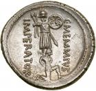 C. Memmius C.f. Silver Denarius (3.88 g), 56 BC. AU - 2