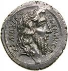C. Memmius C.f. Silver Denarius (3.47 g), 56 BC. AU