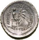 C. Memmius C.f. Silver Denarius (3.47 g), 56 BC. AU - 2