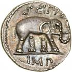 Q. Metellus Pius Scipio. Silver Denarius (4.07 g), 47-46 BC.. EF - 2