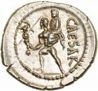 Julius Caesar. Silver Denarius (3.87 g), 48-47 BC.. MS - 2