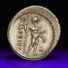 Julius Caesar. Silver Denarius (4.11 g), 42 BC.. EF - 2