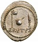 Brutus. Silver Denarius (3.75 g), 42 BC.. EF