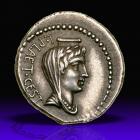 Brutus. Silver Denarius (3.76 g), 42 BC.. EF