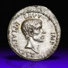 Brutus. Silver Denarius (3.52 g), 42 BC.. EF