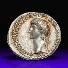 Nero Claudius Drusus. Silver Denarius (3.80 g), AD 41-54.. EF