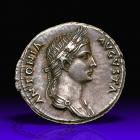 Antonia Minor. Silver Denarius (3.85 g), Augusta, AD 37 and 41.. EF