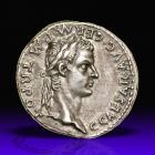 Gaius Caligula, with Germanicus. Silver Denarius (3.54 g), AD 37-41.. EF
