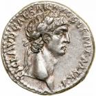 Claudius. Silver Denarius (3.76 g), AD 41-54.. EF