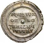 Nero. Silver Denarius (3.6 g), as Caesar, AD 50-54.. EF - 2