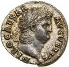Nero. Silver Denarius (3.47 g), AD 54-68.. EF
