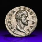 Galba. Silver Denarius (3.47 g), AD 68-69.. EF