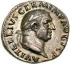 Vitellius. Silver Denarius (3.30 g), AD 69.. EF