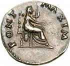 Vitellius. Silver Denarius (3.30 g), AD 69.. EF - 2