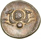 Divus Vespasian. Silver Denarius (3.48 g), died AD 79.. EF - 2