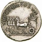 Titus. Silver Denarius (3.22 g), as Caesar, AD 69-79.. EF - 2
