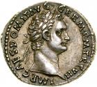 Domitian. Silver Denarius (3.57 g), AD 81-96.. EF