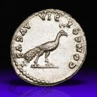 Domitia. Silver Denarius (3.57 g), Augusta, AD 82-96.. EF - 2
