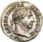 Trajan. Silver Denarius (3.3 g), AD 98-117.. EF